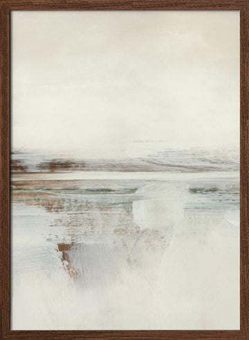 Sun Set No2 | Poster - Walnut Frame Interior