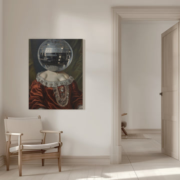 Regal Disco Portrait | Canvas - Room Interior 1
