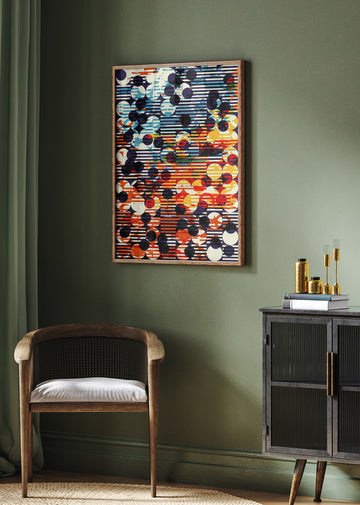 Vibrant Geometric Circles | Poster - Room Interior 2