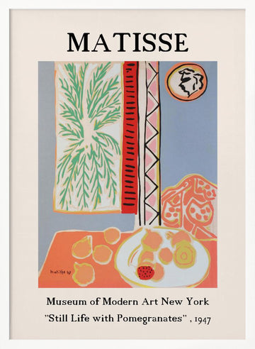 Vibrant Still Life | Poster - White Frame Interior