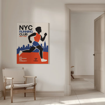 New York City Runner | Canvas - Room Interior 1