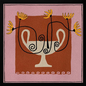 Out of Vase Blooms 12 | Poster - Black Metal Frame Interior
