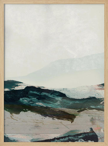 Mountains No2 | Poster - Wood Frame Interior