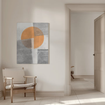 Geometric Harmony | Canvas - Room Interior 1