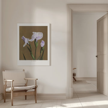 Iris Kæmpferi no2 | Canvas - Room Interior 1