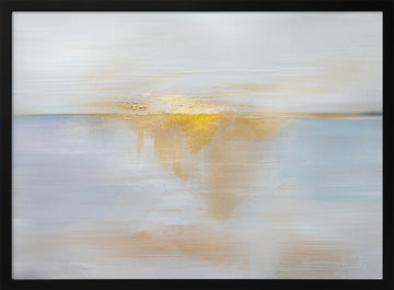 Sea Sun | Poster - Black Metal Frame Interior
