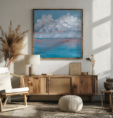 Serene Ocean Clouds | Poster - Room Interior 2