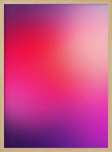 Abstract Color Blend | Poster - Wood Frame Interior