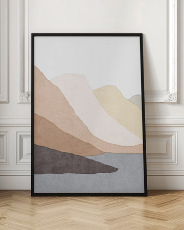 Desert Mountain Layers | Poster - Room Interior 1