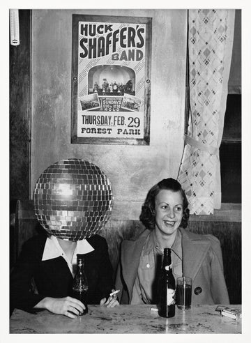 Retro Disco Bar Fun | Poster - White Frame Interior