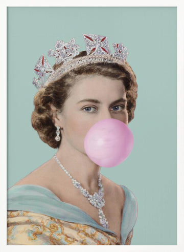 Royal Bubble Gum | Poster - White Frame Interior