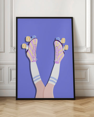 Retro Roller Skates | Poster - Room Interior 1