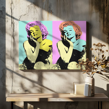 Colorful Pop Art Icon | Canvas - Room Interior 2