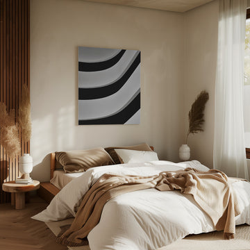 Minimalist Curved Lines | Canvas - Room Interior 2