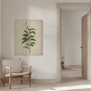 Elegant Botanical Bloom | Canvas - Room Interior 1