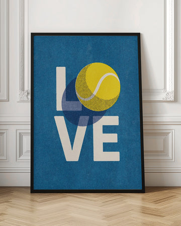 Tennis Love Game | Poster - Room Interior 1