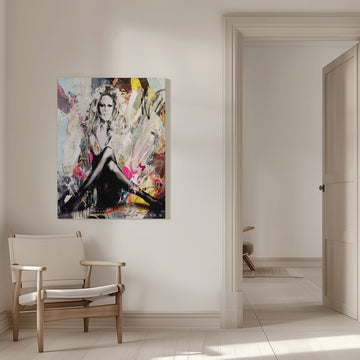 Glamorous Pop Art Woman | Canvas - Room Interior 1
