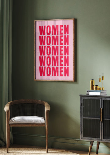 Bold Women Statement | Poster - Room Interior 2