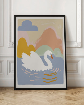 Swan's Dreamscape | Poster - Room Interior 1
