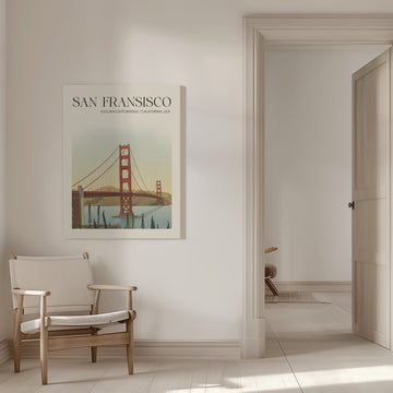 Golden Gate Bridge California | Canvas - Room Interior 1