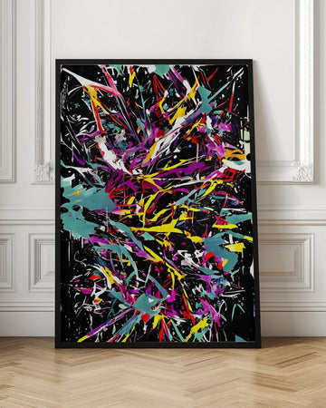 Vibrant Paint Splash | Poster - Room Interior 1