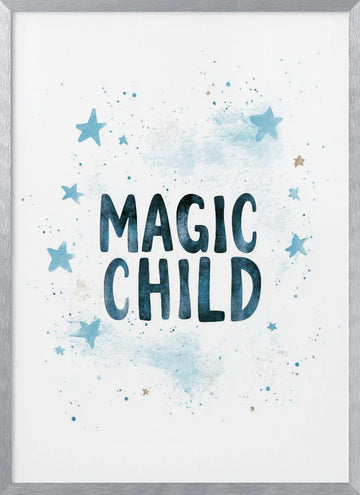 Enchanted Starscape | Poster - Silver Frame Interior