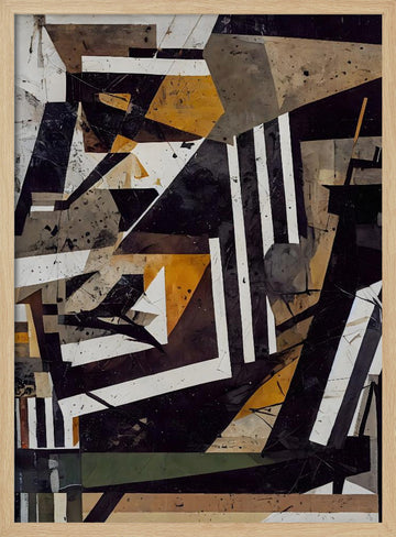 Geometric Tapestry | Poster - Wood Frame Interior