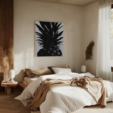 Bold Black Pineapple | Canvas - Room Interior 2