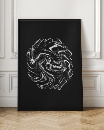 Electric Liquid Swirl | Poster - Room Interior 1