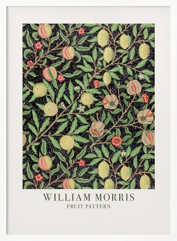 Fruit Pattern | Poster - White Frame Interior