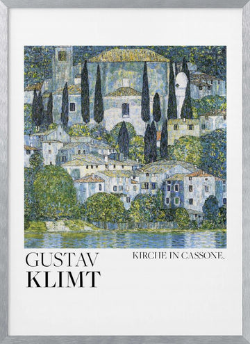 Kirche In Cassone (1913) Poster | Poster - Silver Frame Interior