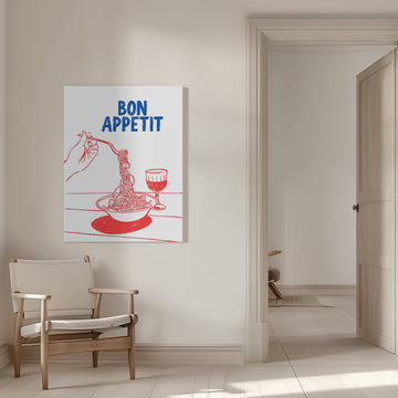 Spaghetti Bon Appetit | Canvas - Room Interior 1
