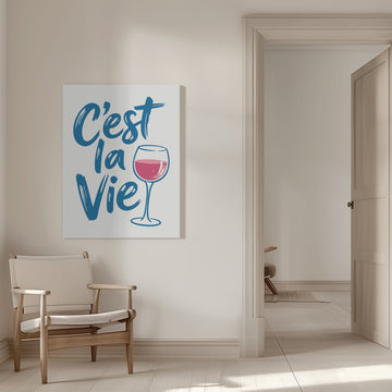 C'est la Vie Wine | Canvas - Room Interior 1