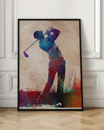 Dynamic Golf Swing | Poster - Room Interior 1
