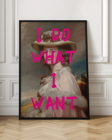 Rebellious Classic Portrait | Poster - Room Interior 1