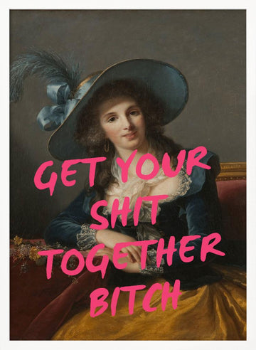 Sassy Lady Quote | Poster - White Frame Interior