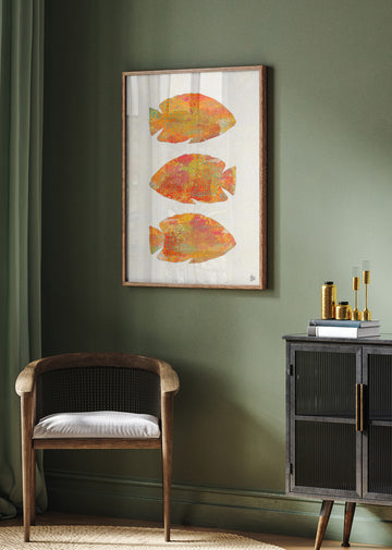 Vibrant Tropical Fish | Poster - Room Interior 2