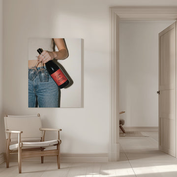 Sharing Love And Wine | Canvas - Room Interior 1
