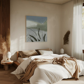 Abstract Reeds Landscape | Canvas - Room Interior 2
