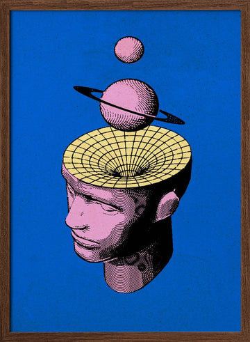 Inner Universe | Poster - Walnut Frame Interior