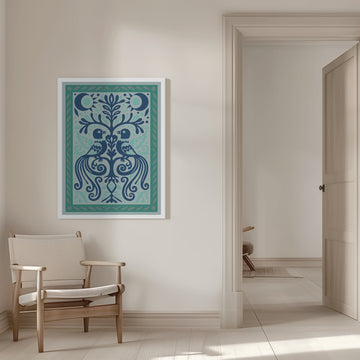 Two Birds Tree of Life | Canvas - Room Interior 1