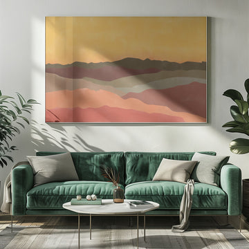 Warm Desert Layers | Poster - Room Interior 1
