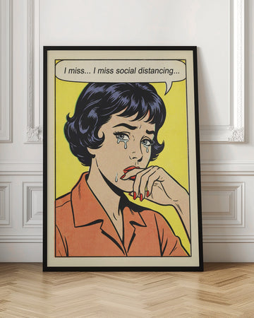 Social Distancing Tears | Poster - Room Interior 1