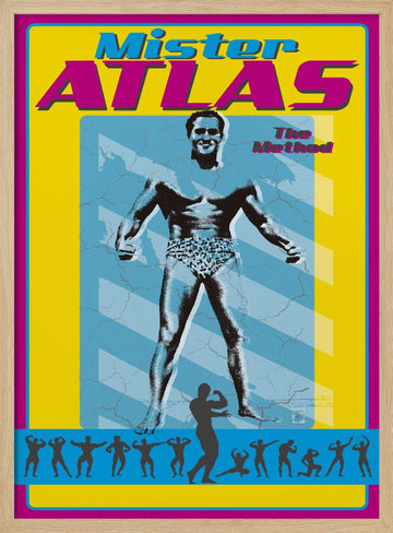 Classic Fitness Strongman | Poster - Wood Frame Interior