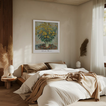 Jerusalem Artichoke Flowers | Canvas - Room Interior 2