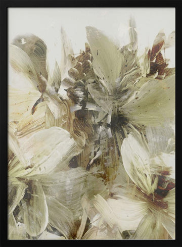 Hill Flowers 3 | Poster - Black Metal Frame Interior