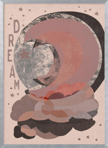 Starry Dreamscape | Poster - Silver Frame Interior