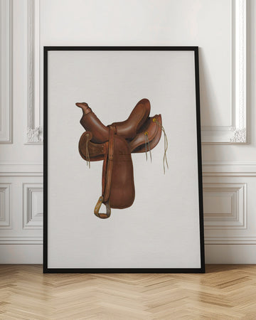 Classic Western Saddle | Poster - Room Interior 1