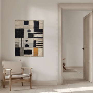 Patchwork Symphony | Canvas - Room Interior 1