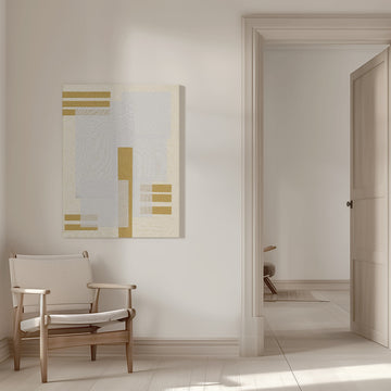 Golden Harmony | Canvas - Room Interior 1